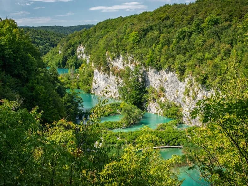 Peaceful camping spot along the Ardèche river away from crowded areas